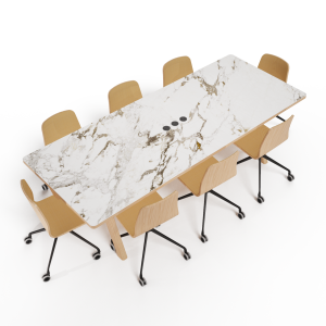 Chevron meeting table