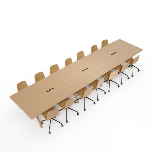 XXL Chevron meeting table